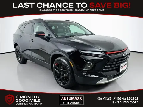 Black 2023 Chevrolet Blazer LT for sale in Summerville, SC