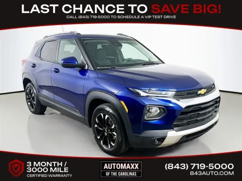 Blue 2023 Chevrolet TrailBlazer LT for sale in Summerville, SC