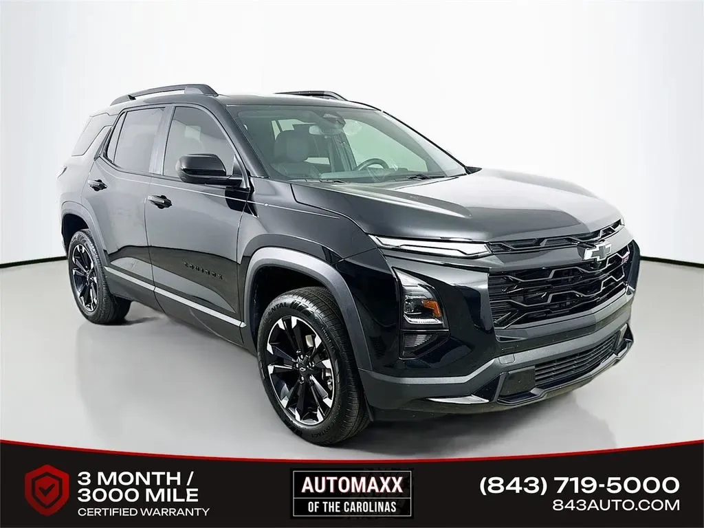 Black 2026 Chevrolet Equinox RS for sale in Summerville, SC