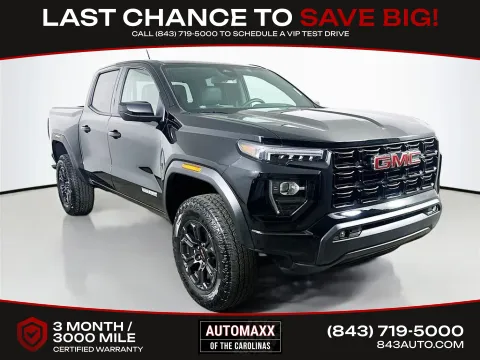 Black 2024 GMC Canyon Elevation for sale in Summerville, SC