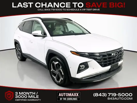 White 2024 Hyundai Tucson Limited for sale in Summerville, SC