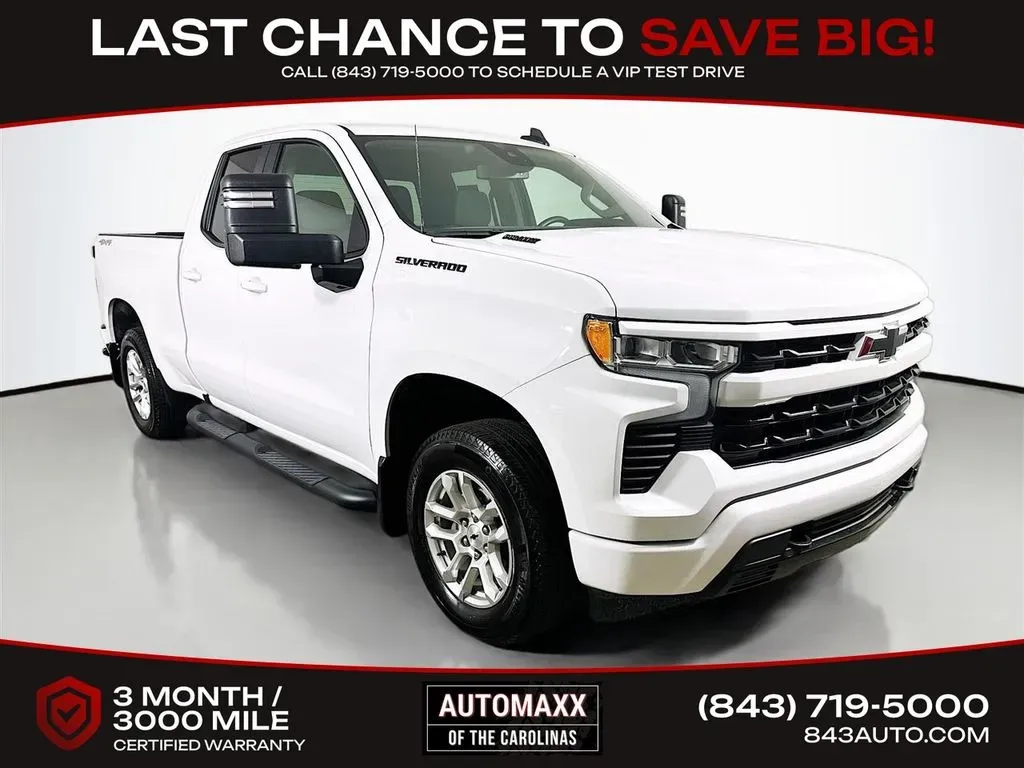 White 2024 Chevrolet Silverado 1500 RST for sale in Summerville, SC