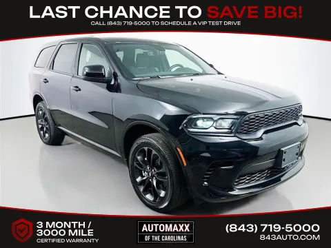 Black 2026 Dodge Durango GT for sale in Summerville, SC