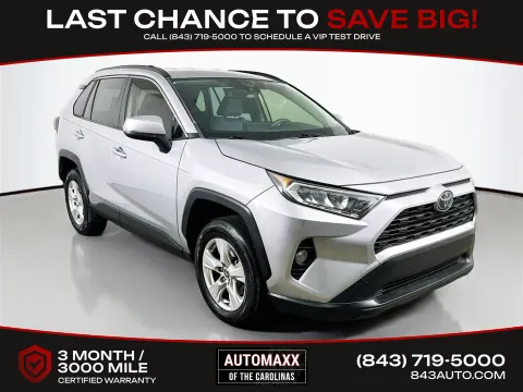 Silver 2021 Toyota RAV4 XLE for sale in Summerville, SC
