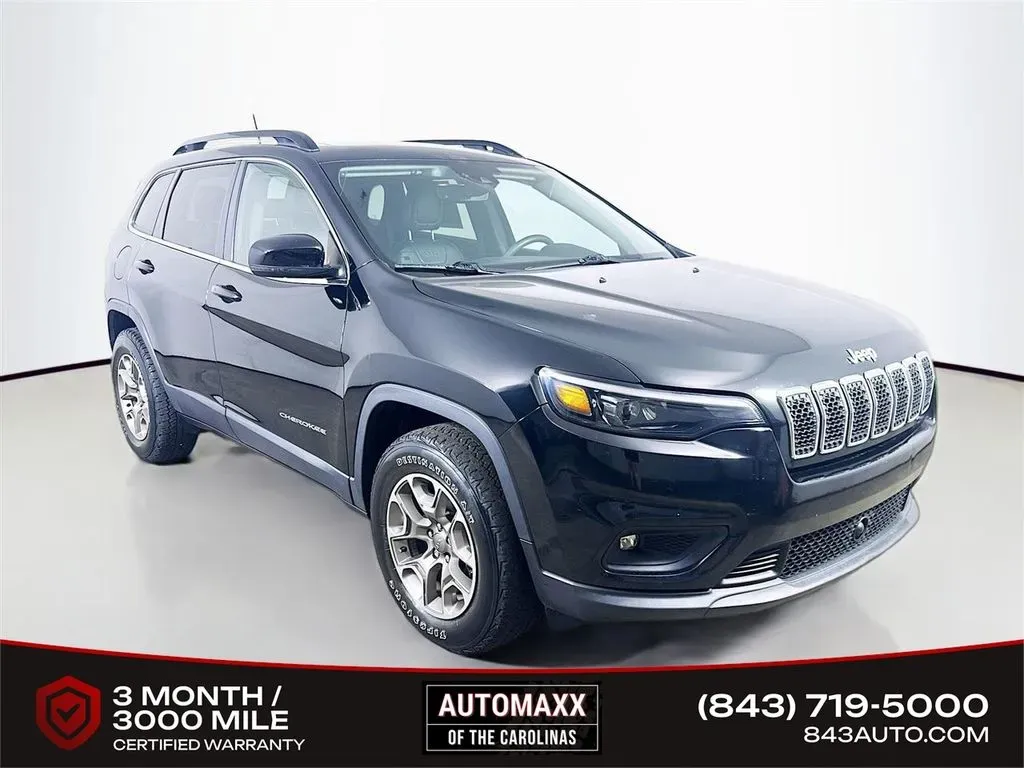 Black 2022 Jeep Cherokee Latitude Lux for sale in Summerville, SC