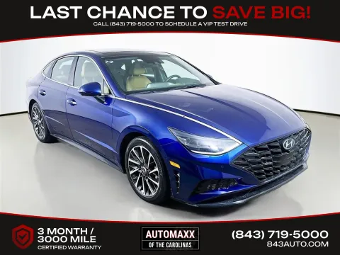 Blue 2020 Hyundai Sonata Limited for sale in Summerville, SC