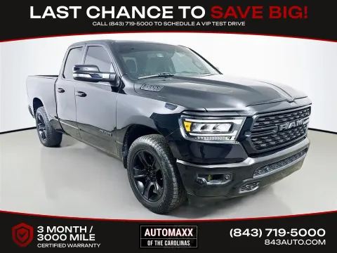 Black 2022 Ram 1500 Big Horn/Lone Star for sale in Summerville, SC