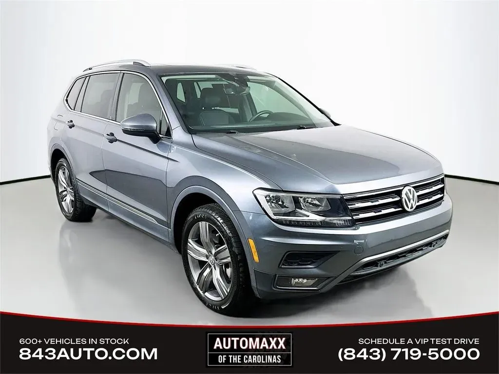 Gray 2021 Volkswagen Tiguan 2.0T SEL for sale in Summerville, SC