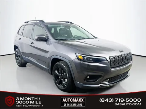 Gray 2021 Jeep Cherokee Latitude Plus for sale in Summerville, SC