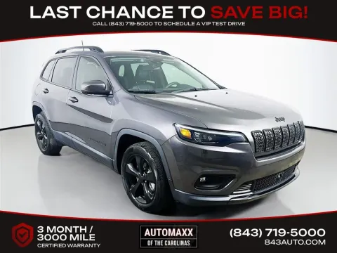 Gray 2021 Jeep Cherokee Latitude Plus for sale in Summerville, SC