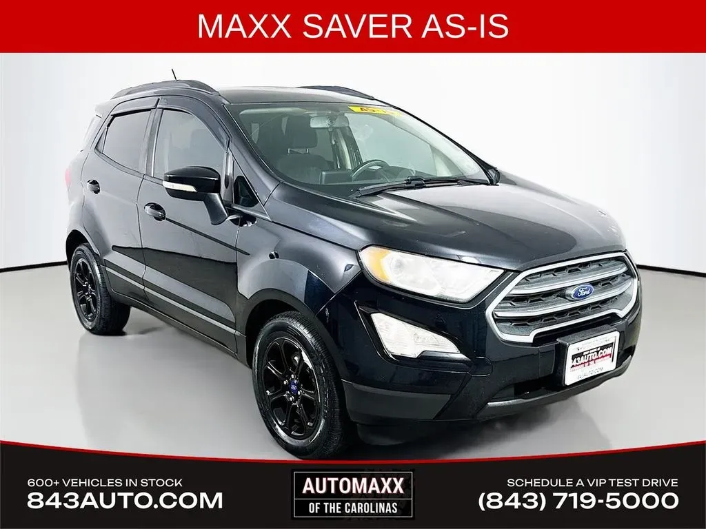 Black 2018 Ford EcoSport SE for sale in Summerville, SC