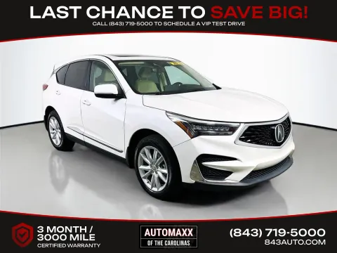 White 2019 Acura RDX . for sale in Summerville, SC