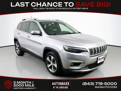 Silver 2019 Jeep Cherokee Limited for sale in Summerville, SC