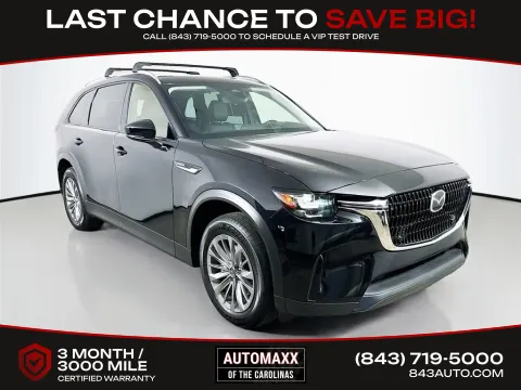 Black 2025 Mazda CX-90 3.3 Turbo Preferred for sale in Summerville, SC