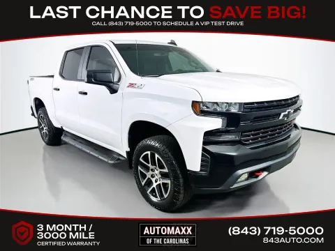 White 2020 Chevrolet Silverado 1500 LT Trail Boss for sale in Summerville, SC