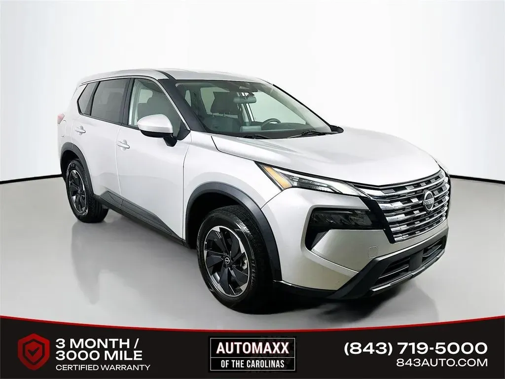 Silver 2024 Nissan Rogue SV for sale in Summerville, SC