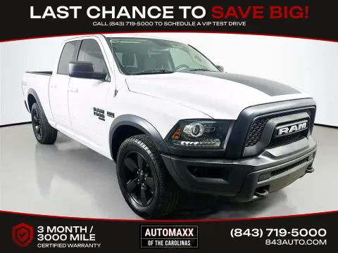 White 2019 Ram 1500 Classic Warlock for sale in Summerville, SC