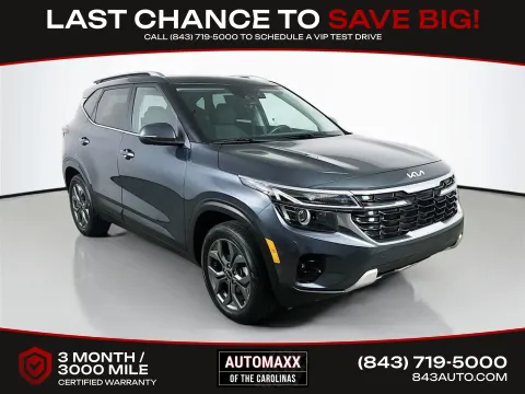Gray 2024 Kia Seltos S for sale in Summerville, SC