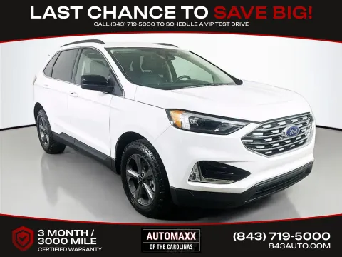 White 2022 Ford Edge SEL for sale in Summerville, SC