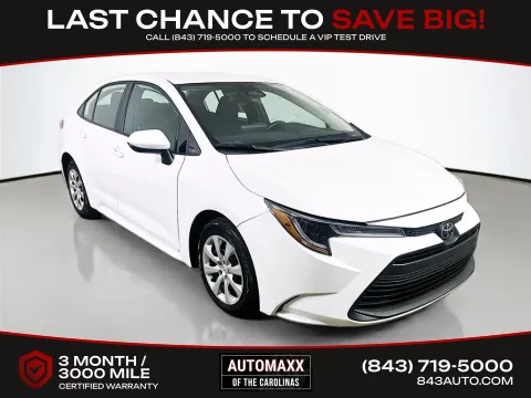 White 2025 Toyota Corolla LE for sale in Summerville, SC