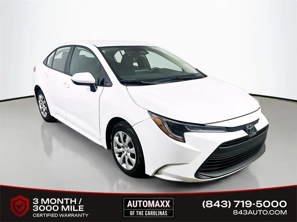 White 2025 Toyota Corolla LE for sale in Summerville, SC