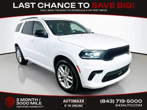 White 2026 Dodge Durango GT Plus for sale in Summerville, SC