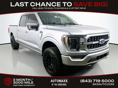 Silver 2022 Ford F-150 Platinum for sale in Summerville, SC