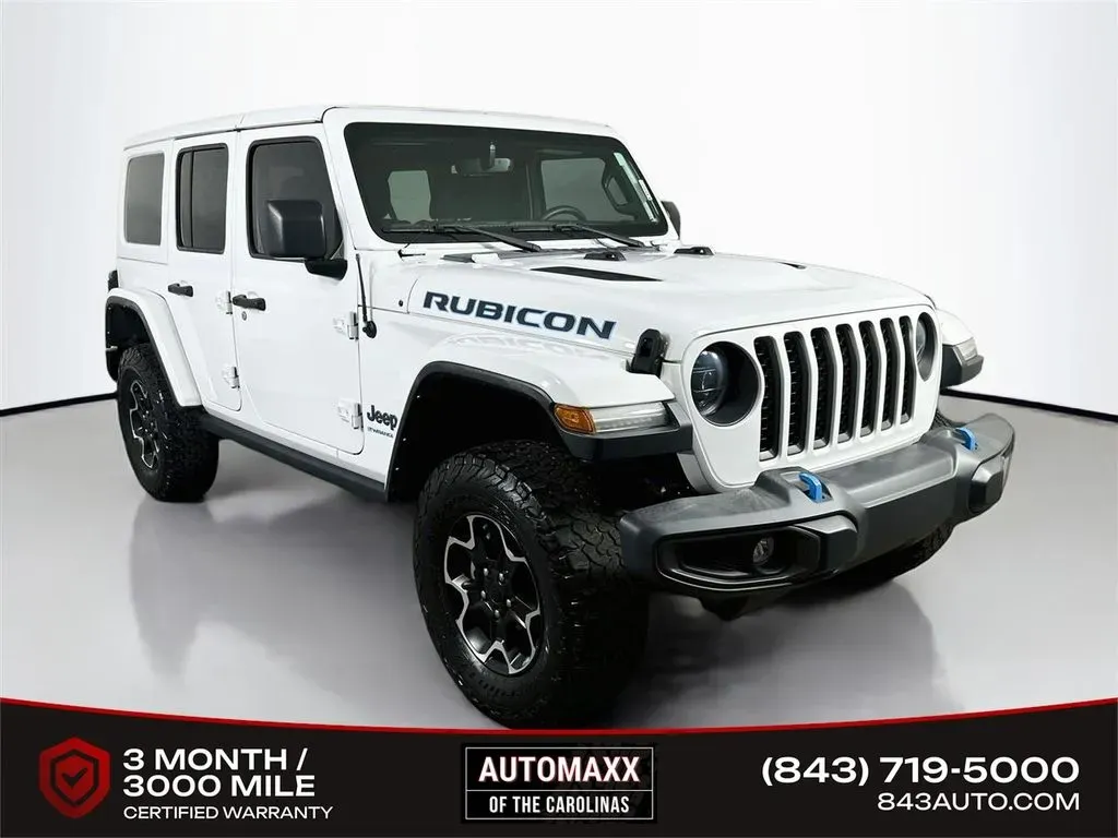 White 2023 Jeep Wrangler Rubicon 4xe for sale in Summerville, SC
