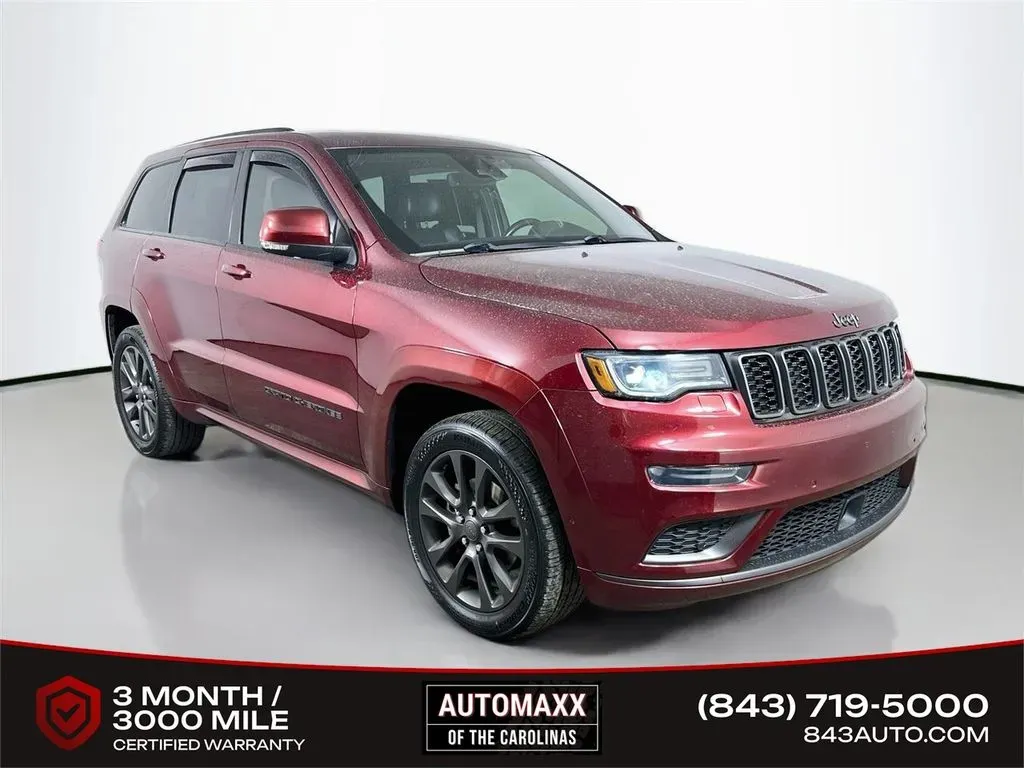 Red 2019 Jeep Grand Cherokee Overland for sale in Summerville, SC