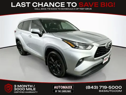 Silver 2023 Toyota Highlander LE for sale in Summerville, SC