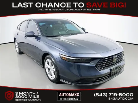 Gray 2025 Honda Accord LX for sale in Summerville, SC