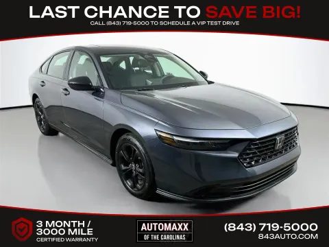 Unknown 2025 Honda Accord SE for sale in Summerville, SC