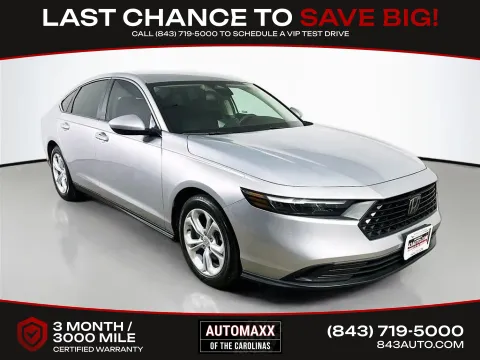 Silver 2025 Honda Accord LX for sale in Summerville, SC