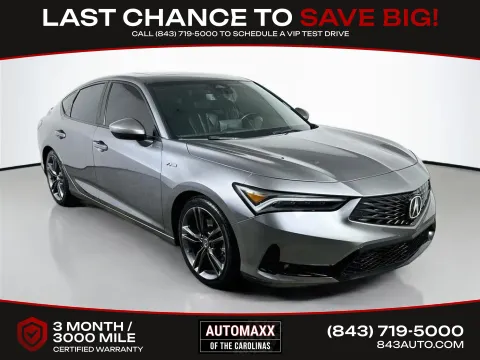 Gray 2025 Acura Integra A-Spec Package for sale in Summerville, SC