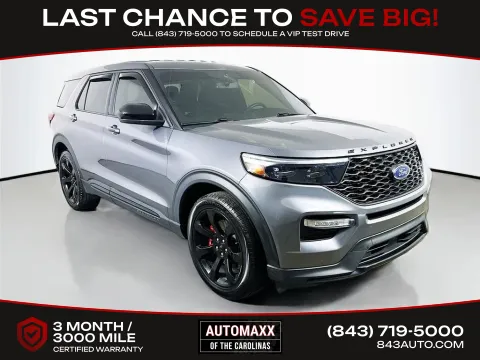 Gray 2022 Ford Explorer ST for sale in Summerville, SC