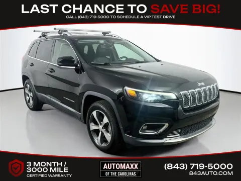 Black 2019 Jeep Cherokee Limited for sale in Summerville, SC