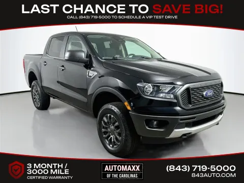 Black 2021 Ford Ranger XLT for sale in Summerville, SC