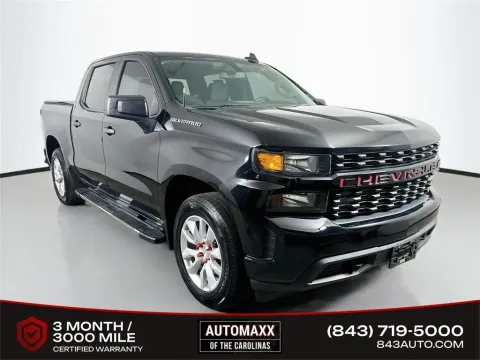 Black 2019 Chevrolet Silverado 1500 Custom for sale in Summerville, SC