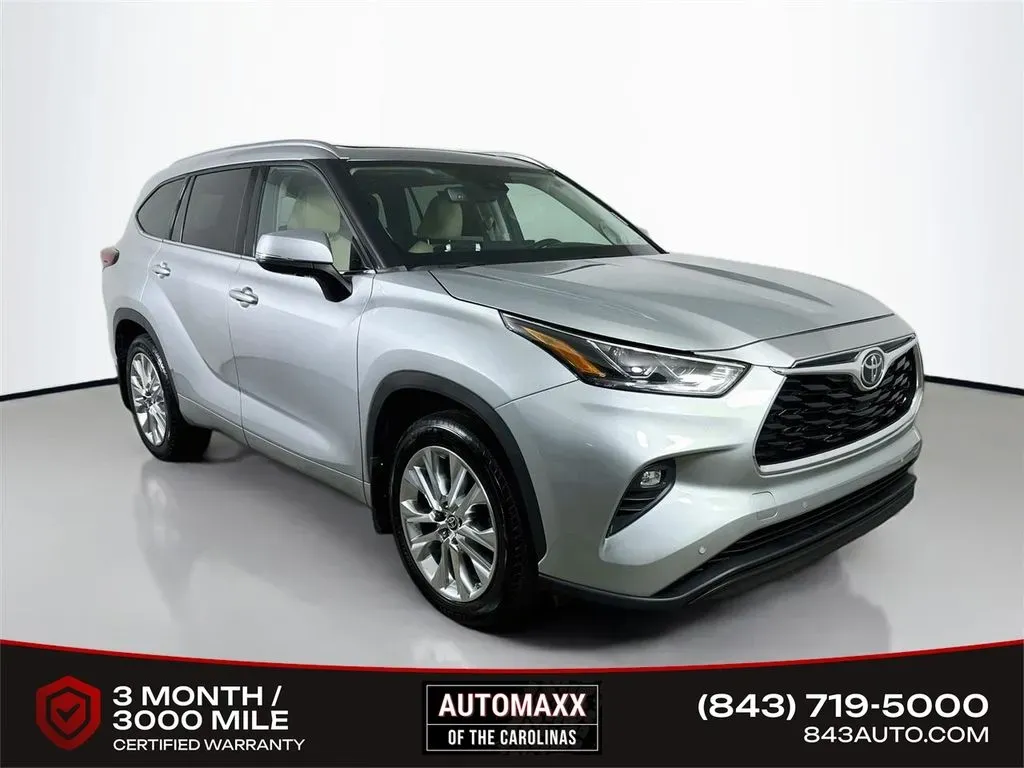Silver 2023 Toyota Highlander Limited for sale in Summerville, SC