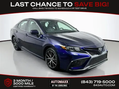 Blue 2021 Toyota Camry SE for sale in Summerville, SC