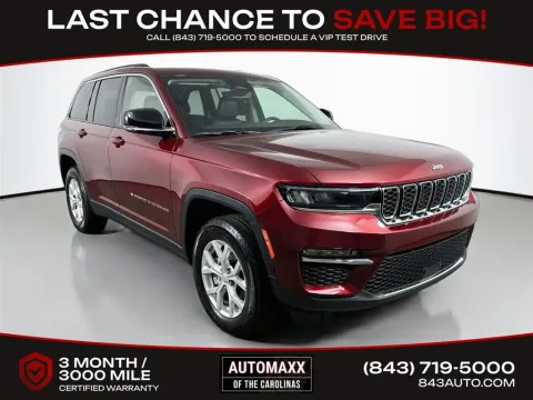 Red 2023 Jeep Grand Cherokee Limited for sale in Summerville, SC