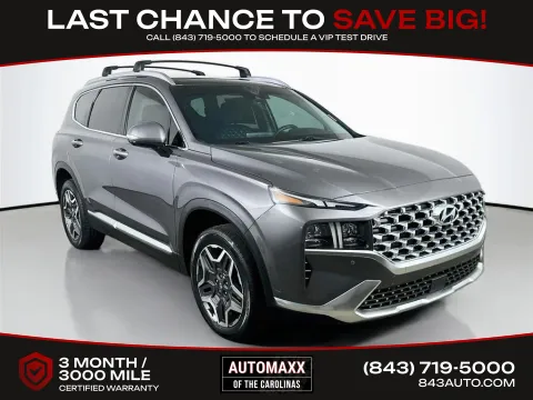 Gray 2022 Hyundai Santa Fe Hybrid Limited for sale in Summerville, SC