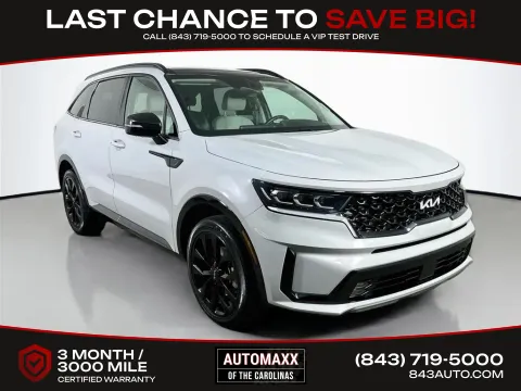 Gray 2022 Kia Sorento SX for sale in Summerville, SC