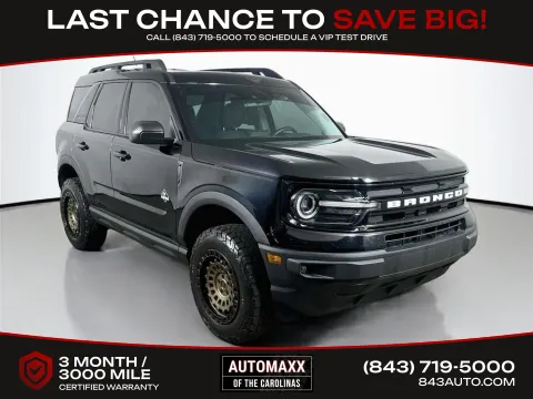 Black 2022 Ford Bronco Sport Outer Banks for sale in Summerville, SC