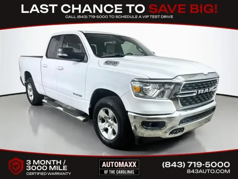 White 2022 Ram 1500 Big Horn/Lone Star for sale in Summerville, SC