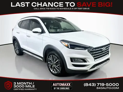White 2021 Hyundai Tucson Ultimate for sale in Summerville, SC