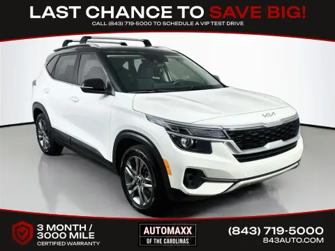 White 2022 Kia Seltos S for sale in Summerville, SC