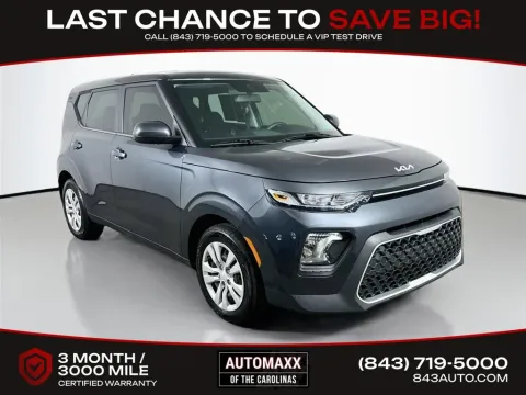 Gray 2022 Kia Soul LX for sale in Summerville, SC