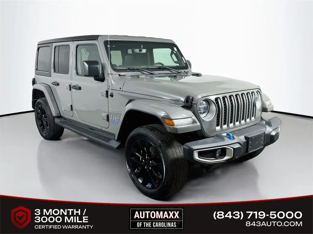 Gray 2022 Jeep Wrangler Unlimited Sahara 4xe for sale in Summerville, SC