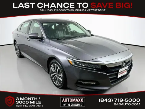 Gray 2019 Honda Accord Hybrid Touring for sale in Summerville, SC